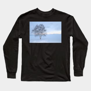 Canadian Winter Scene -Available As Art Prints-Mugs,Cases,Duvets,T Shirts,Stickers,etc Long Sleeve T-Shirt